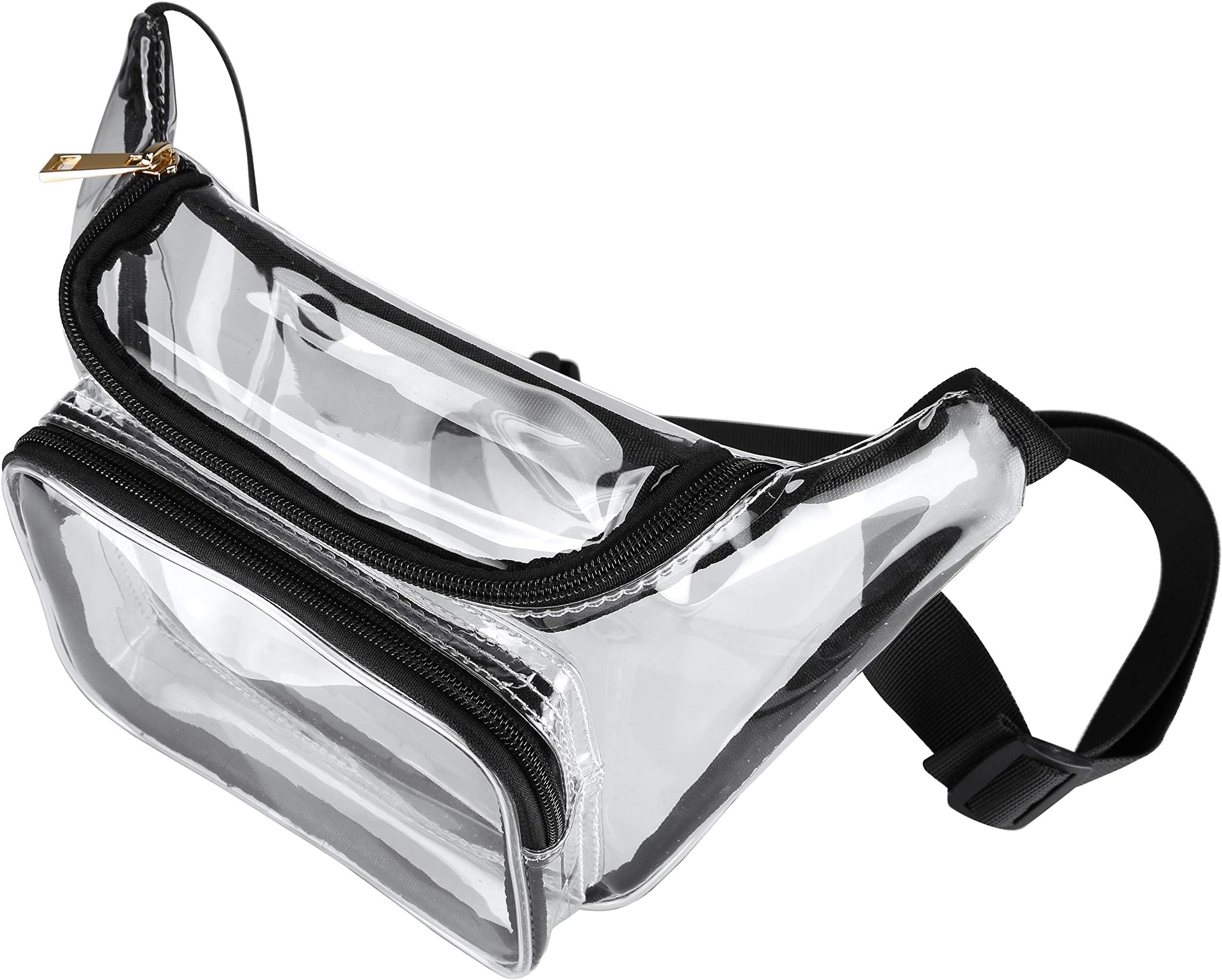 NFL Clear Fanny Pack Stadium Security Approved Transparent Waist Bag for Events, Games and Concerts