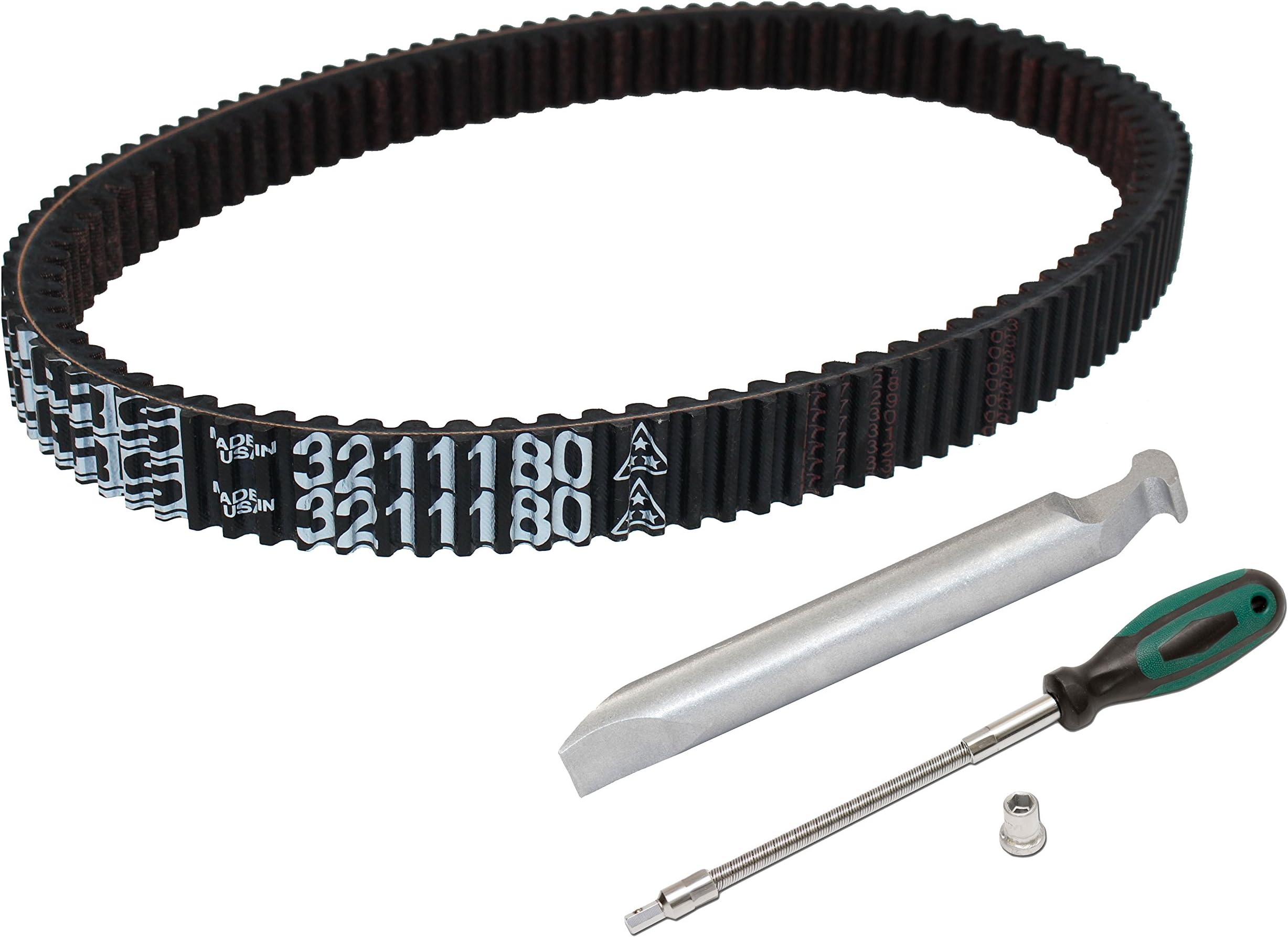 Starting Line Products"SLP" 20-312-3211180 - Belt Removal Tool Kit and Polaris 3211180 Belt for Polaris 900, 1000 RZR General with B.O.S.S. or newer Tied Secondary
