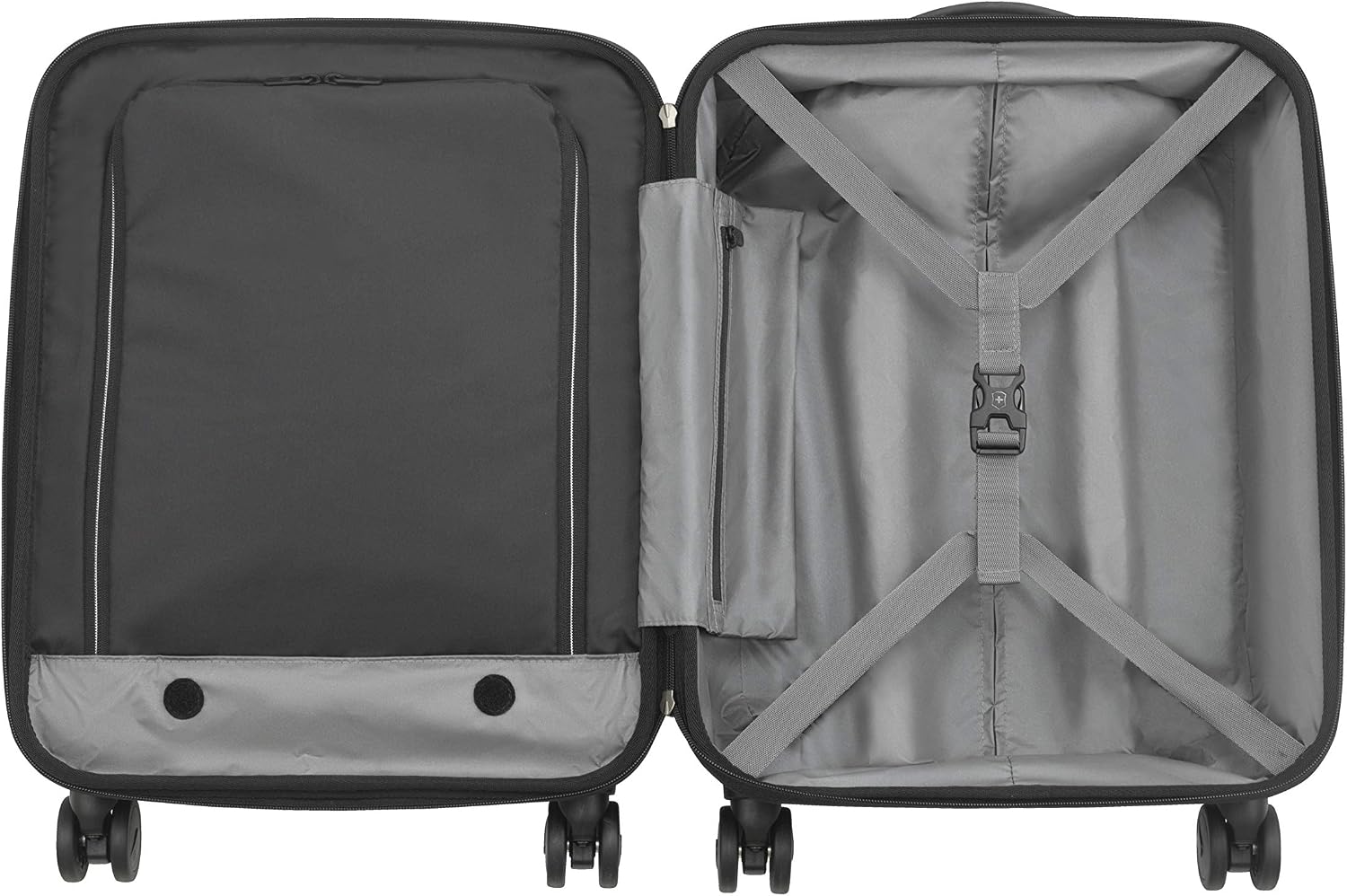 Valigeria Valigetta rigida per il bagaglio a mano Victorinox Spectra 2.0  Dual Access Global Carry-On 20 x 38 x 55 cm nero urban-earth.co.uk