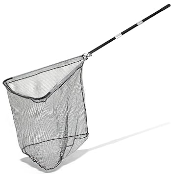 ARAPAIMA FISHING EQUIPMENT Kescher Angeln Teleskop Unterfangkescher gummiert Karpfen Hecht Teleskopkescher