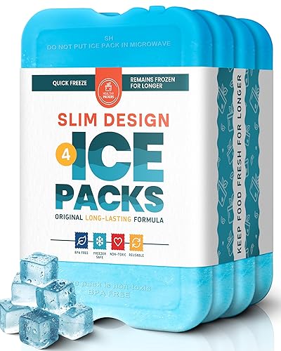 Amazon Longest Lasting Freezer Packs Cooler Shock Reusable Ice