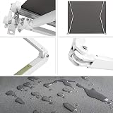 iropro 2.5x2M Grey Manual Retractable Patio Awning Sun Shade Canopy Gazebo UV view 8