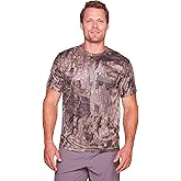 Realtree Men's Essential Camo Lightweight Performance Short Sleeve Shirt