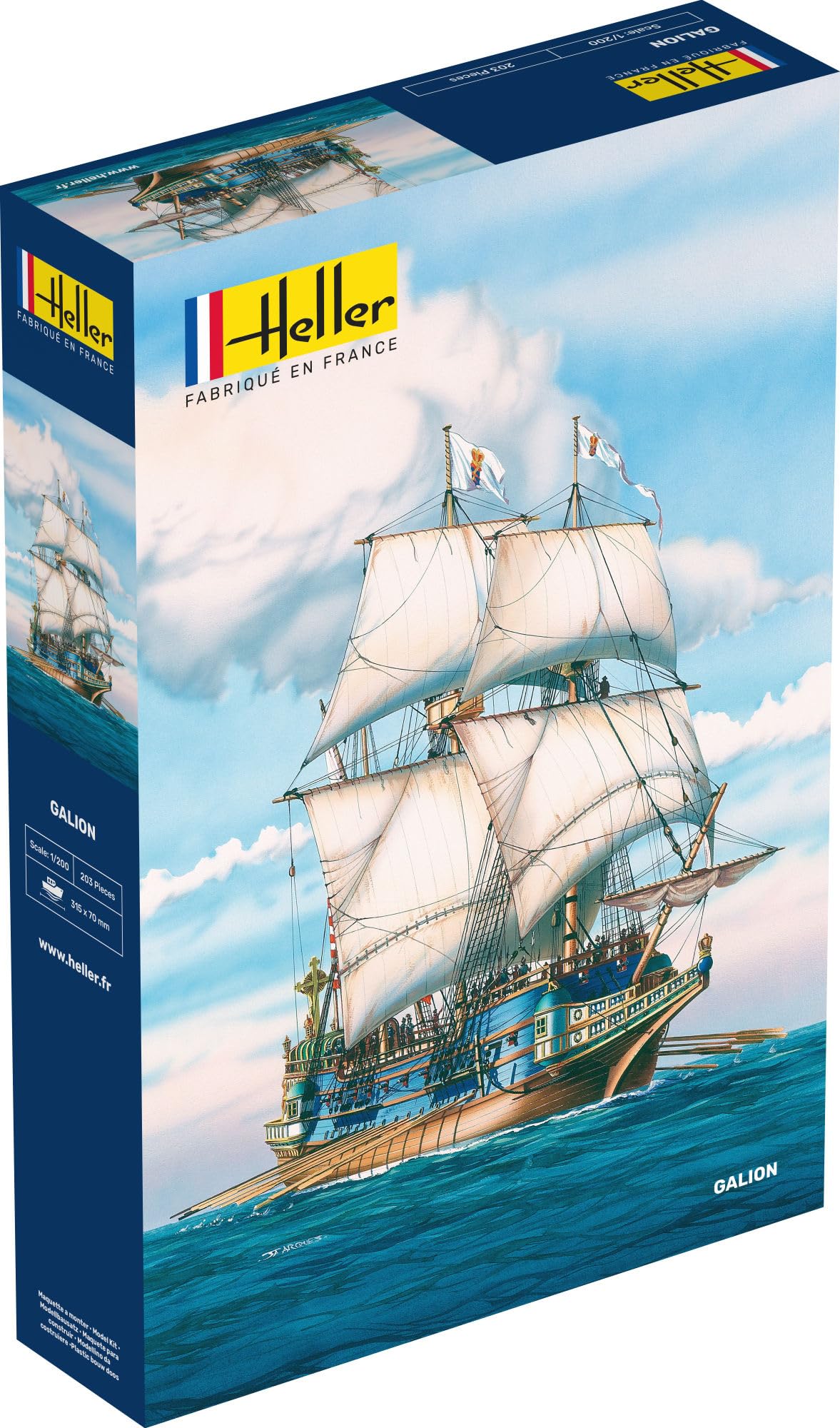 Heller HEL80831 Model Kit, Various,250x315mm