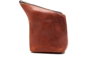 BALIBETOV Handmade Genuine Leather Yerba Container I Yerba Mate Container I Modern Practical Yerbero for Men, Women at Work