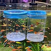 Fish Breeder Box for Fishes Tank Isolation Aquarium Separator Hatchery Incubator for Guppy Baby Betta Saltwater Clownfish Cor