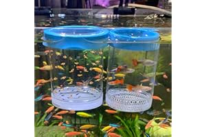 Fish Breeder Box for Fishes Tank Isolation Aquarium Separator Hatchery Incubator for Guppy Baby Betta Saltwater Clownfish Cor