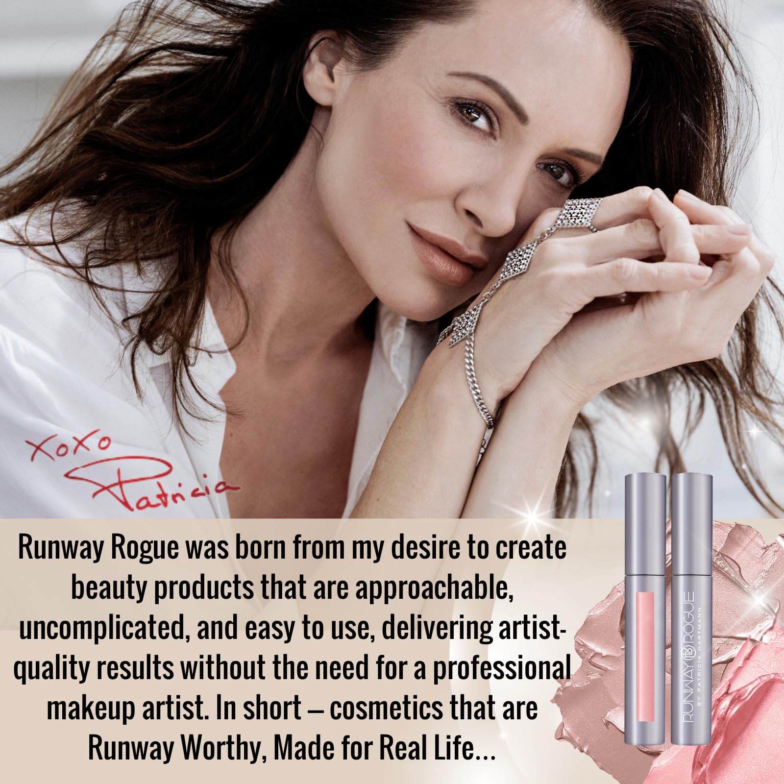 Runway Rogue LuxGloss Lip Gloss, High-Pigment Shimmery Soft Pastel-Pink Lip Gloss, ‘Catwalk’