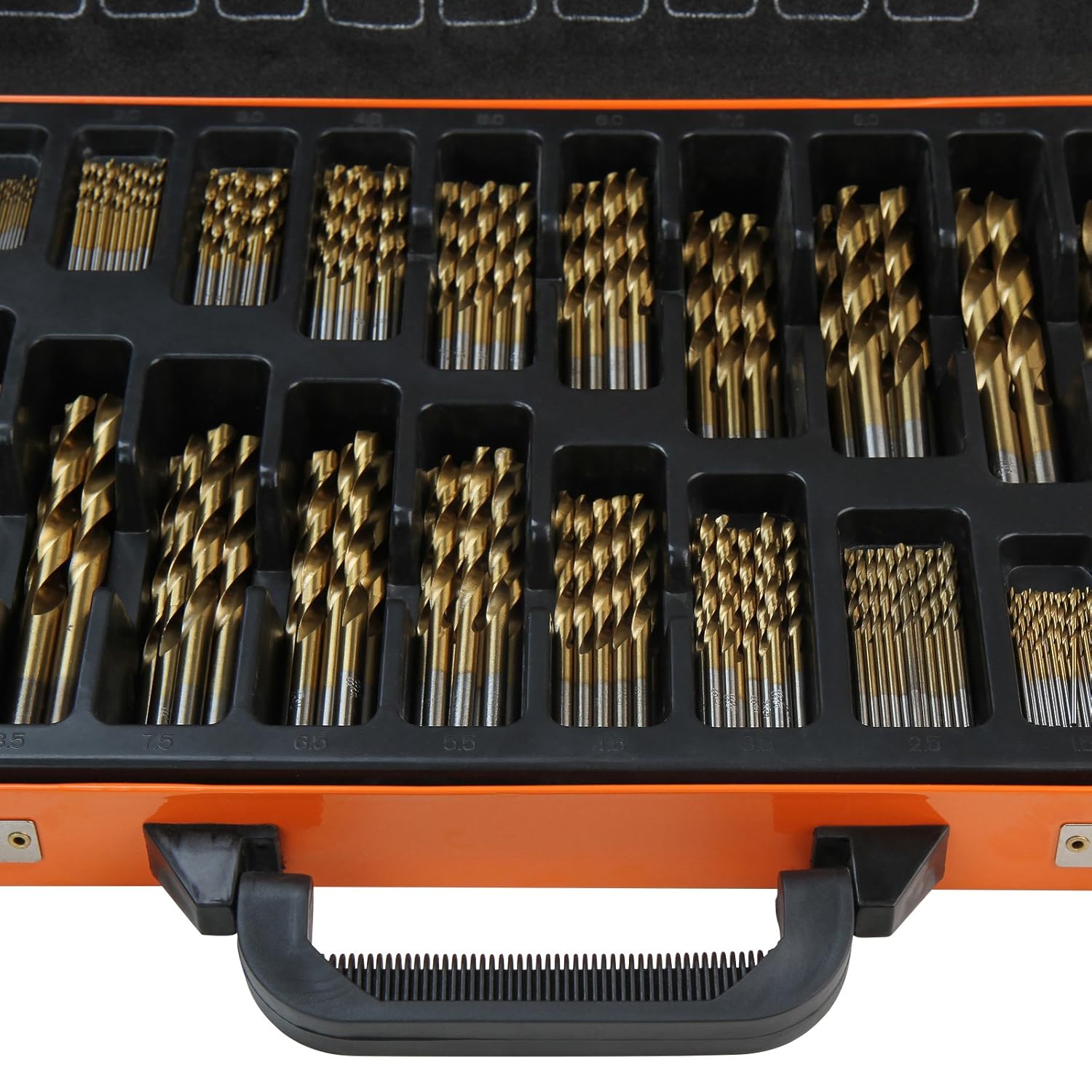 Juego de Brocas para Metal Llave de Vasos HSS Brocas Espirales 110 mm