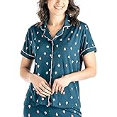 Hello Mello Lounge Short Sleeve Soft Pajama Top for Women