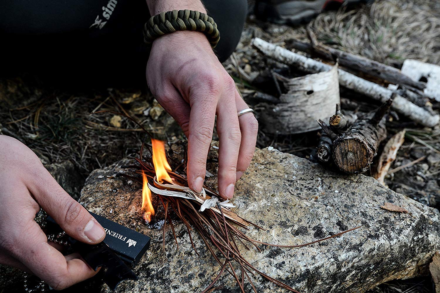 The Friendly Swede Magnesium Flint Fire Starter 3 Pack Survival