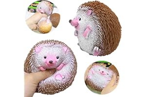 Stress Ball Sensory Squishy Fidget Anti Squeeze Tension Relief Stretchy Hedgehog Balls for Adult Kids, 1 Pcs