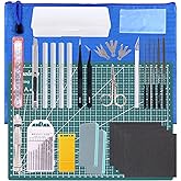 Rustark 27Pcs Modeler Basic Tools Craft Set Hobby Building Tools Kit for Professional Gundam Model Assemble Building