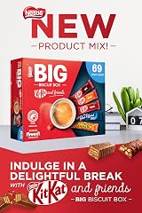 Nestlé KitKat and Friends Big Biscuit Box 69 Bars 1.357kg KitKat Blue Riband view 4
