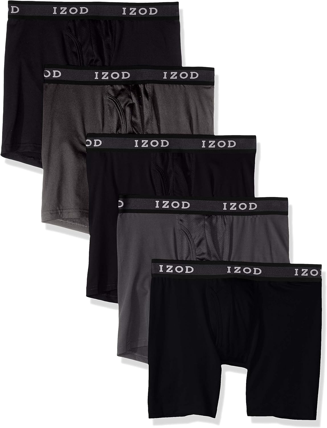 IZOD Men's 5 Pack Performance Boxer Brief at  Men’s Clothing store