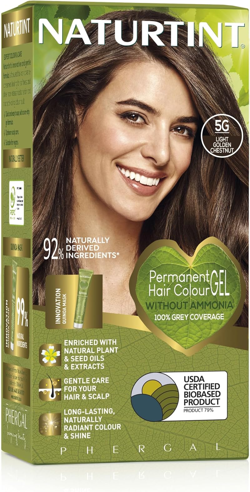 Naturtint 5G Light Golden Chestnut Permanent Hair Colour Gel 60ml