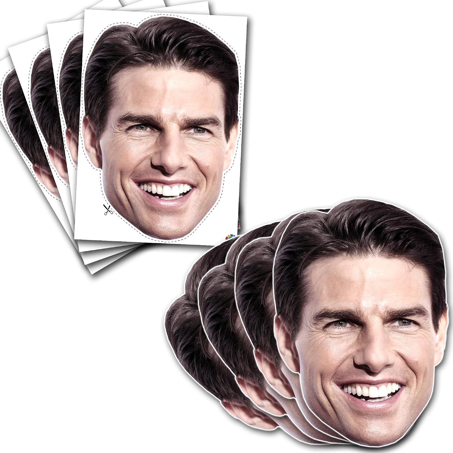 Party People 1 x Tom Cruise - Celebrity Face Mask - Ready To Wear - Tom C, Ready-to-wear