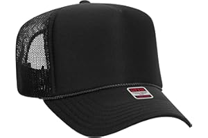 TIMELESS APPAREL CO The World's Greatest Blank Trucker Hat in 91 Colors - Wholesale Classic 5 Panel High Crown Mesh Back Trucker Hat