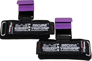 GRIP POWER PADS Weight Lifting Hooks Heavy Duty Lifting Wrist Straps Pull Ups Deadlift Straps Power Lifting Grips Padded Workout Straps for Weightlifting Gym Gloves for Men & Women Premium Workout Equipment