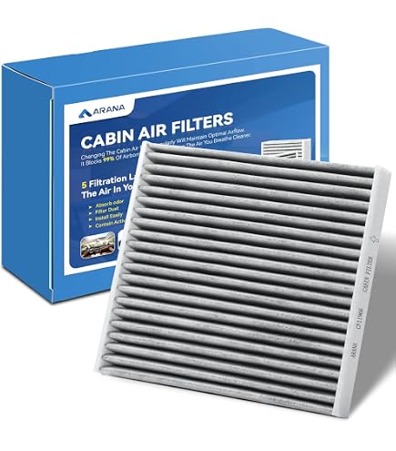 A-Premium Cabin Air Filter with Activated Carbon Compatible with Ford Bronco Sport 21-23, Escape 20-22, Explorer 20-23, Maverick & Lincoln Aviator 20-23, Corsair, Replace# JX6Z19N619BA