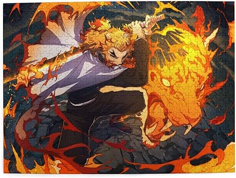Amazon 鬼滅の刃 鬼殺隊 500ピース ジグソーパズル 鬼殺隊 きめつのやいば キャラクター パズル アニメパターン パズルのピース大人用 子供用 木製 チャレンジングファミリーゲーム ジグソーパズル おもちゃ