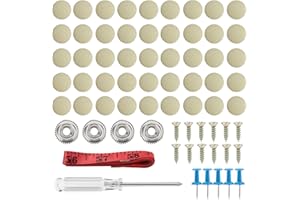 ROUCERLIN 202 Pieces Car Roof Headliner Repair Button Kit, Car Ceiling Fabric Repair Pins with Tool & Tack, Auto Roof Snap Rivets Retainer for Sagging Vehicle Interior Lining Repair Buckle (Beige)
