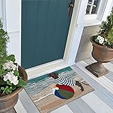 Liora Manne Frontporch Indoor Outdoor Rug - Novelty Design, Hand Hooked, Weather Resistant, UV Stabilized, Foyers, Porches, P