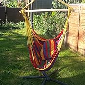 Vonhaus striped hanging chair Clearance