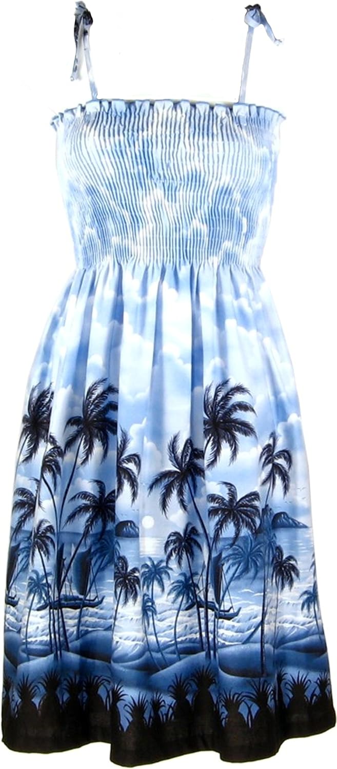 elastic tube top sundresses