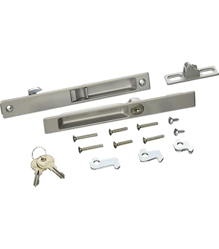 Oak Patio Door Handle – Flush Mount For V1195 Latch