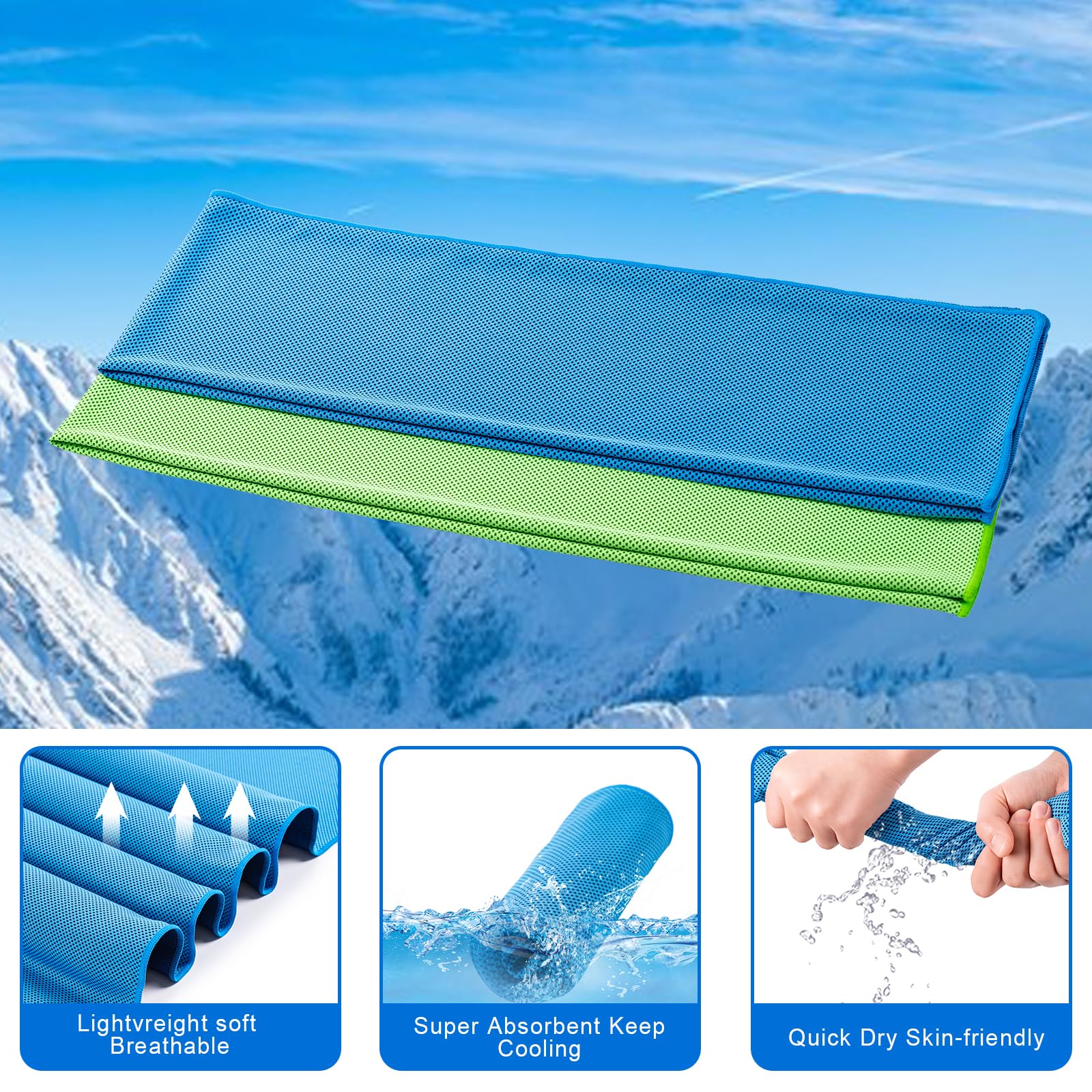 4 Pack Cooling Towel (40