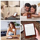 MMK Kindle Paperwhite Case 7/6.8 inch Premium PU Leather Smart Cover Brown view 7