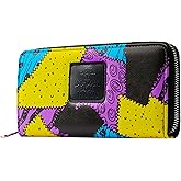 Disney Stitch Wallet Women Teenagers Girls Zip Around Card Cash Coin Purse Cute Clutch Wallet for Travel Work Gifts for Her (Multi Sally)