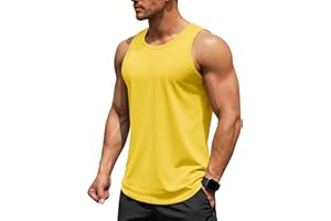 TACVASEN Men's Tank Tops UPF 50+ Sun Protection Sleeveless Shirt Athletic Mucsle Tank Tops for Workout Gym Summer Beach