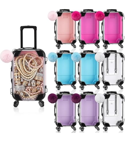 Amazon.com: VioraWhite 20 Pcs Mini Suitcase Empty Storage Box and