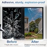 Lifetree One Way Window Film Privacy Heat Reflective 45x400cm Silver view 9