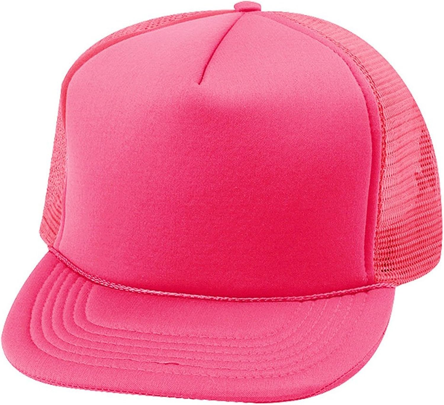 Mcap Trucker Summer Mesh Cap Neon Pink Amazon.co.uk Clothing