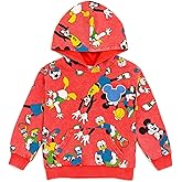 Disney Mickey Mouse French Terry Pullover Hoodie Toddler to Big Kid Sizes (3T - 10)