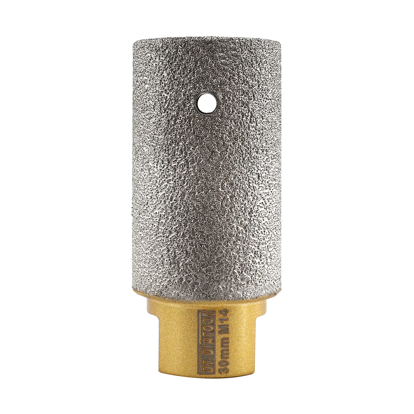 DT-DIATOOL Diamond Finger Bit Coated Milling Bit for Tile Grinder Enlarging Polishing Holes on Porcelain Ceramic Granite Marble Countertop Diameter 30mm, M14Thread