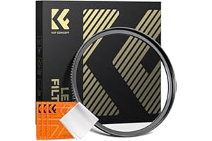 K&F CONCEPT 49mm to 58mm Step-Up Lens Adapter Ring for Filters, Made of Brass, Filter Step Rings Compatible with All 49mm Cam