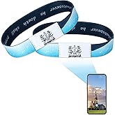 BELSO Bible Verse Bracelets with NFC for Women Men, Christian Daily Bible verse Wristband, Durable Elastic Christian Bands, Reversible Band