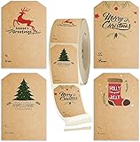 Self Adhesive Gift Tag Stickers -Christmas Gift