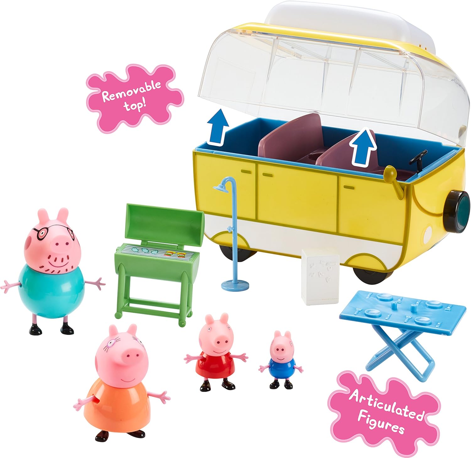 peppa pig deluxe campervan set