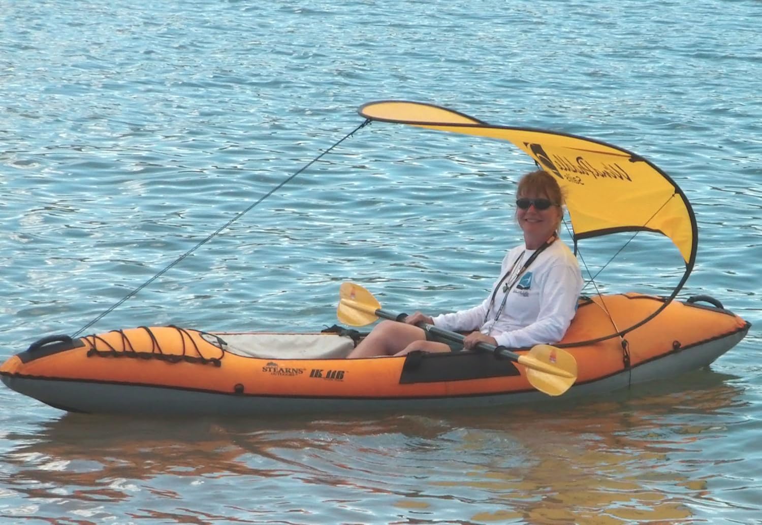 Kayak Canopy Or Umbrella Real Kayak