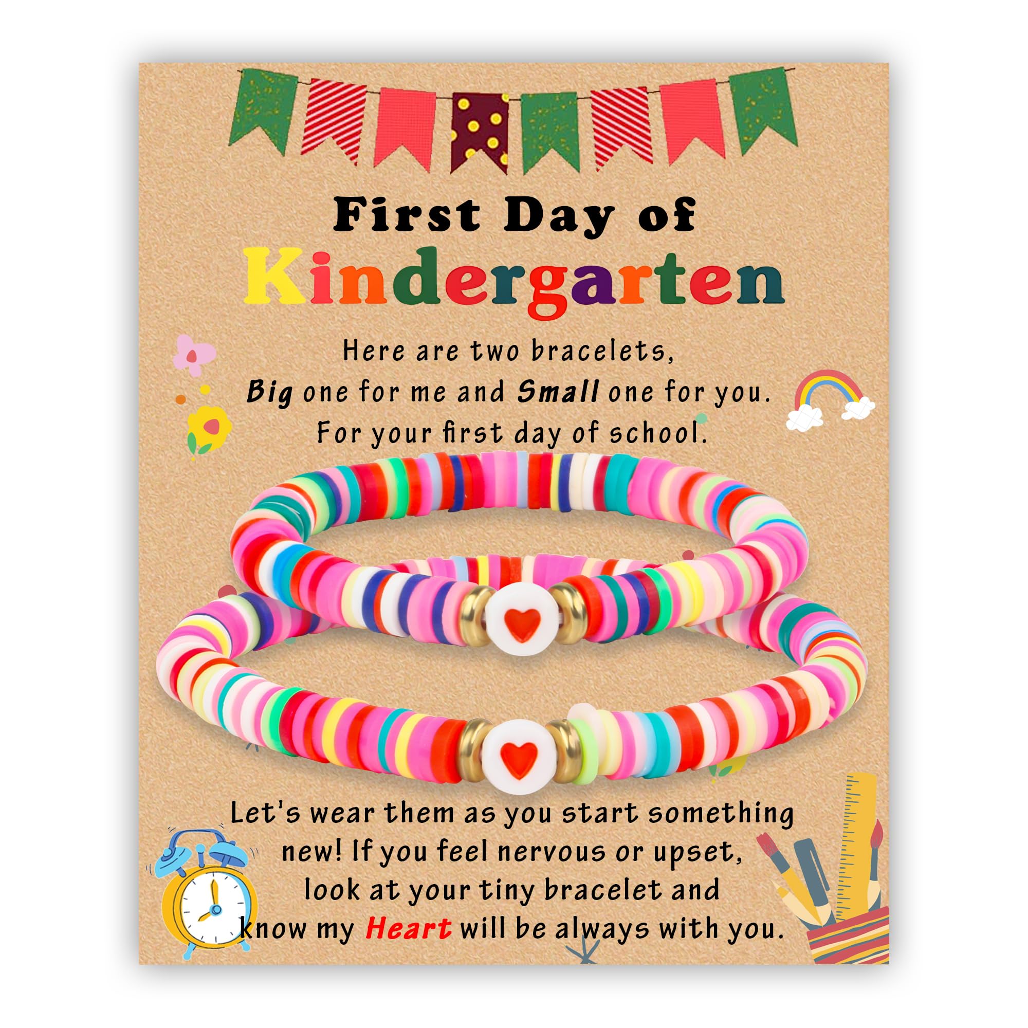 DAYANEY First Day of Kindergarten Bracelet, Back to