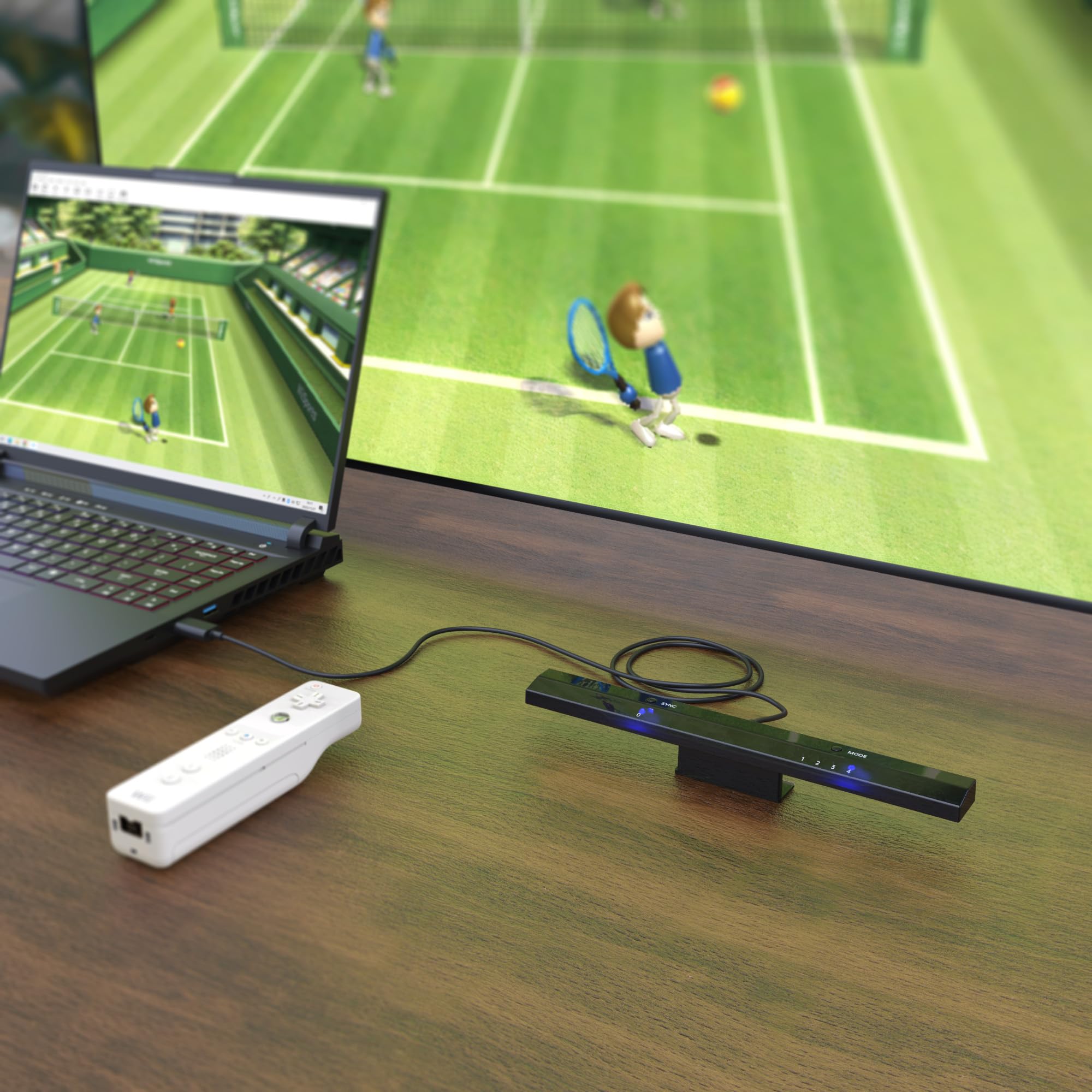 MAYFLASH W010 Wireless Sensor Dolphinbar for PC USB Wii Remote Adapter Used on PC Windows