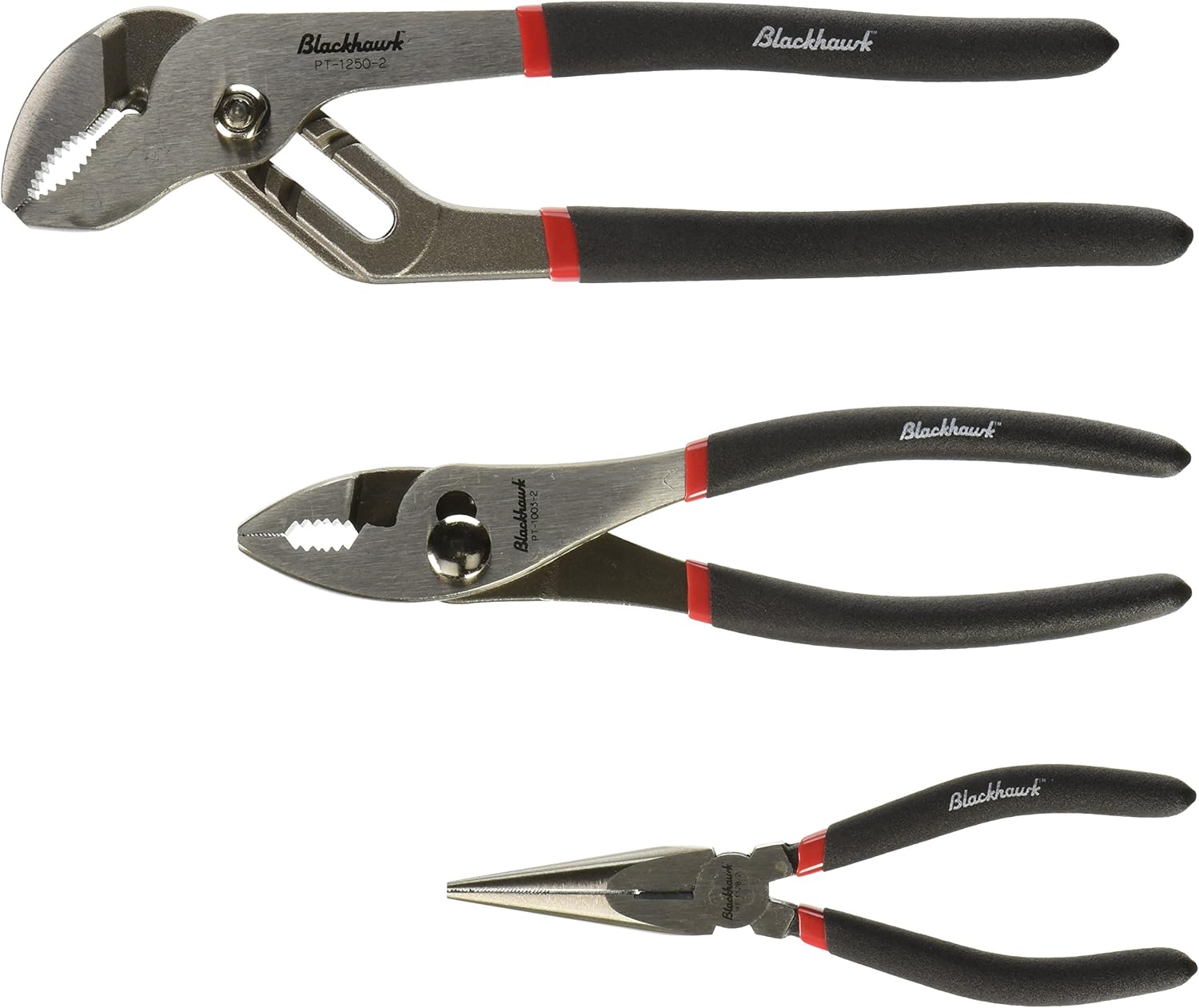 Blackhawk By Proto PT1003S Basic Pliers Set, 3Piece Needle Nose