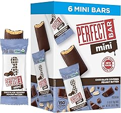 Perfect Bar Mini Gluten-Free Chocolate Covered Peanut Butter Protein Bar, 6 count, 1.05 oz