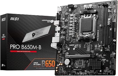 MSI PRO B650M-B AM5 Micro-ATX Motherboard Ryzen 9000 Ready DDR5 PCIe 4.0