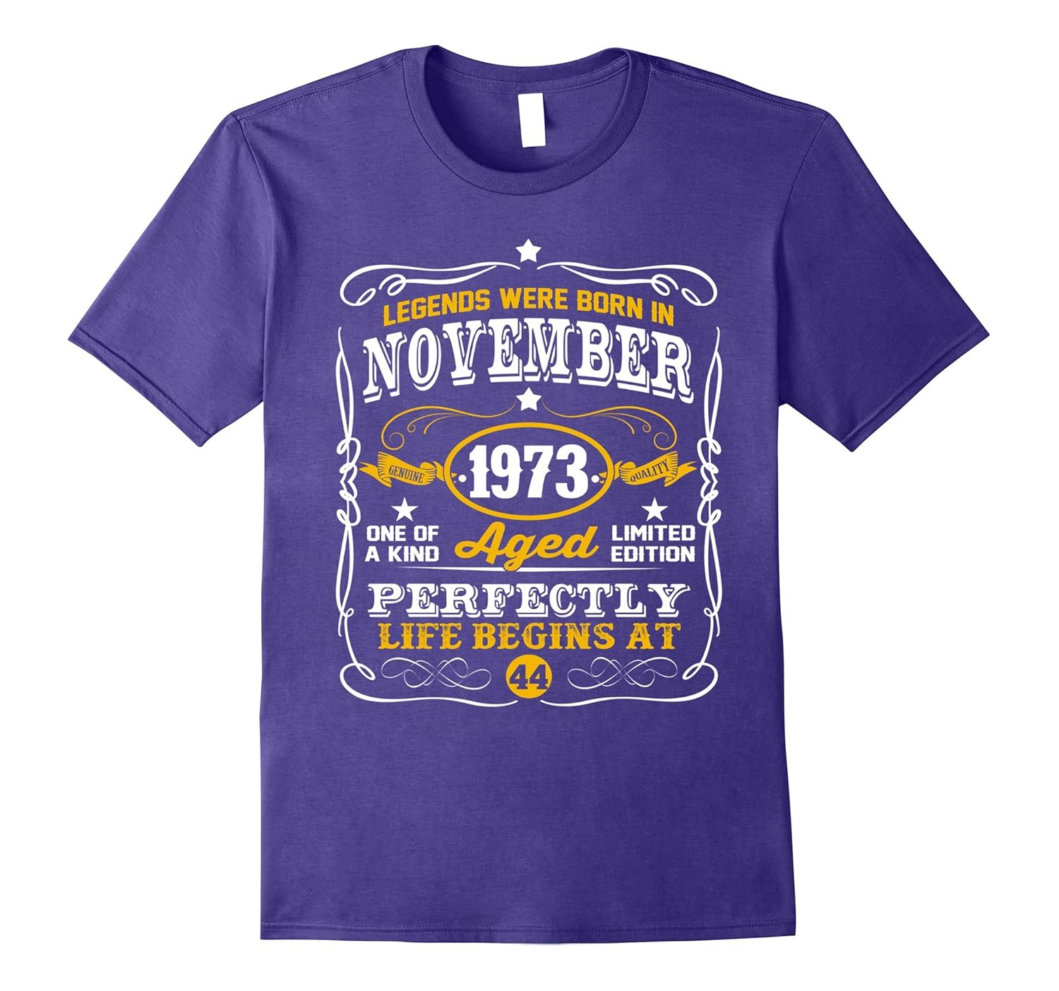 Legends Were Born In November 1973 - 44th Birthday Shirt-Rose